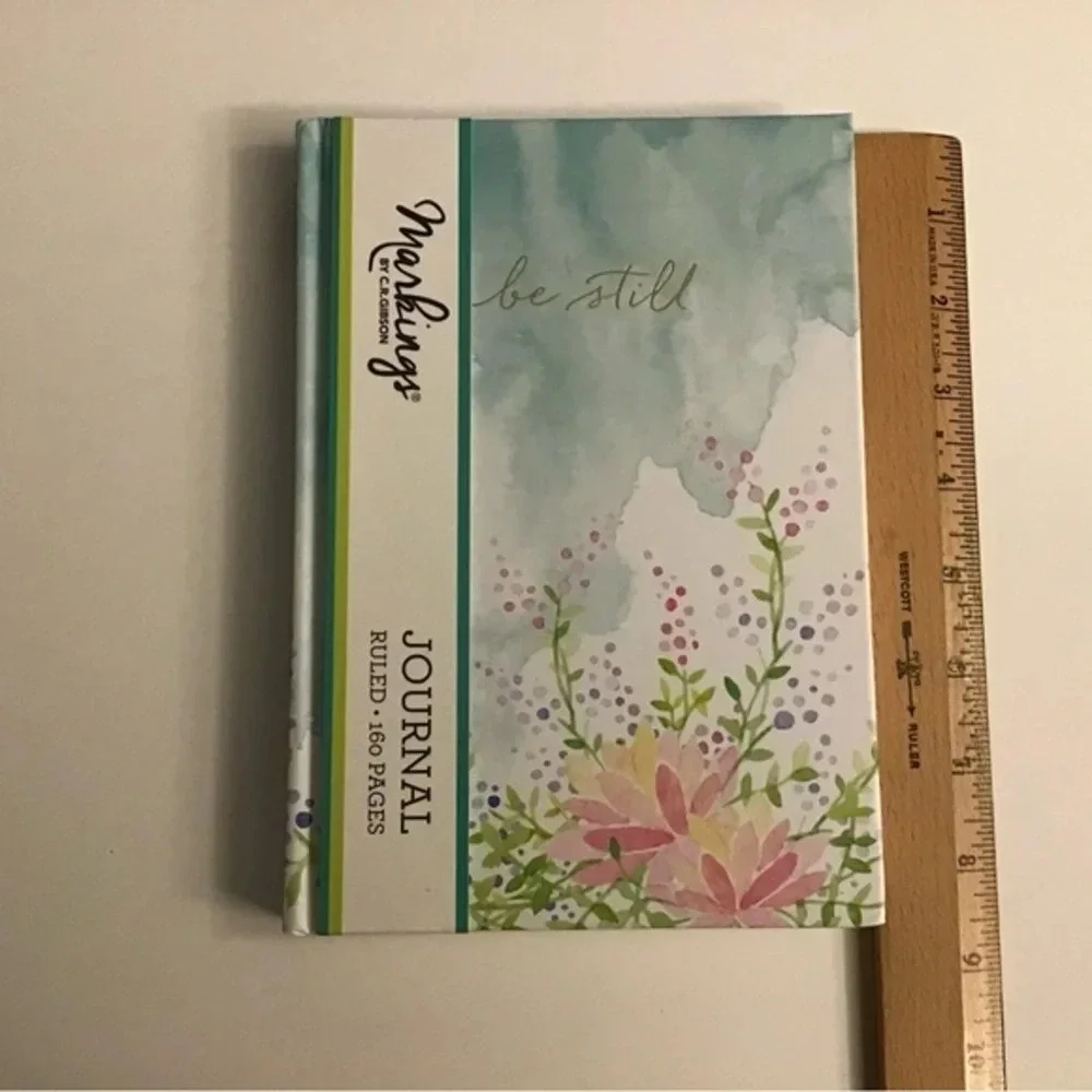 “Be Still” Floral Journal